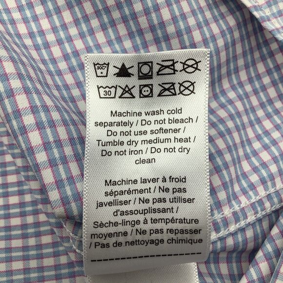 Untuckit Mens Dalton Slim Fit Long Sleeve‎ Button Up Shirt Size XL - Picture 8 of 9